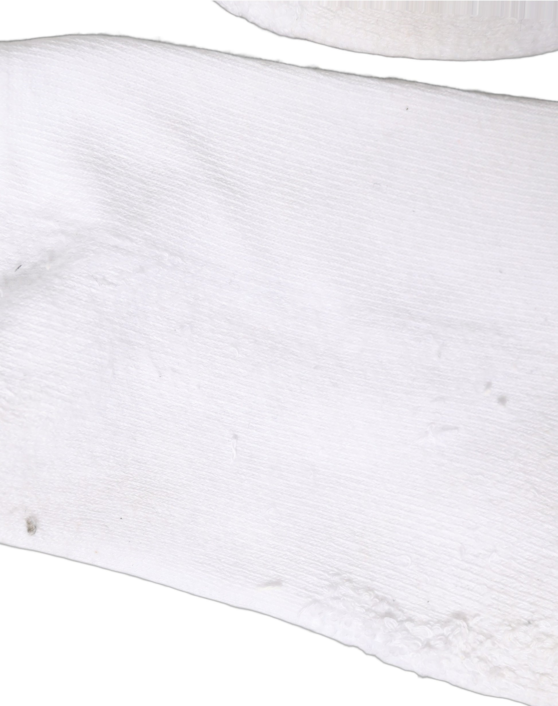 Men White DGVIB3 Cotton Mid Calf Accessory Socks
