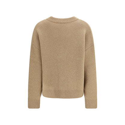 Beige Alpaca Vicugna Pacos Cardigan