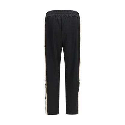 Black Polyester Joggers (Workout Pants)