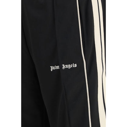 Black Polyester Joggers (Workout Pants)