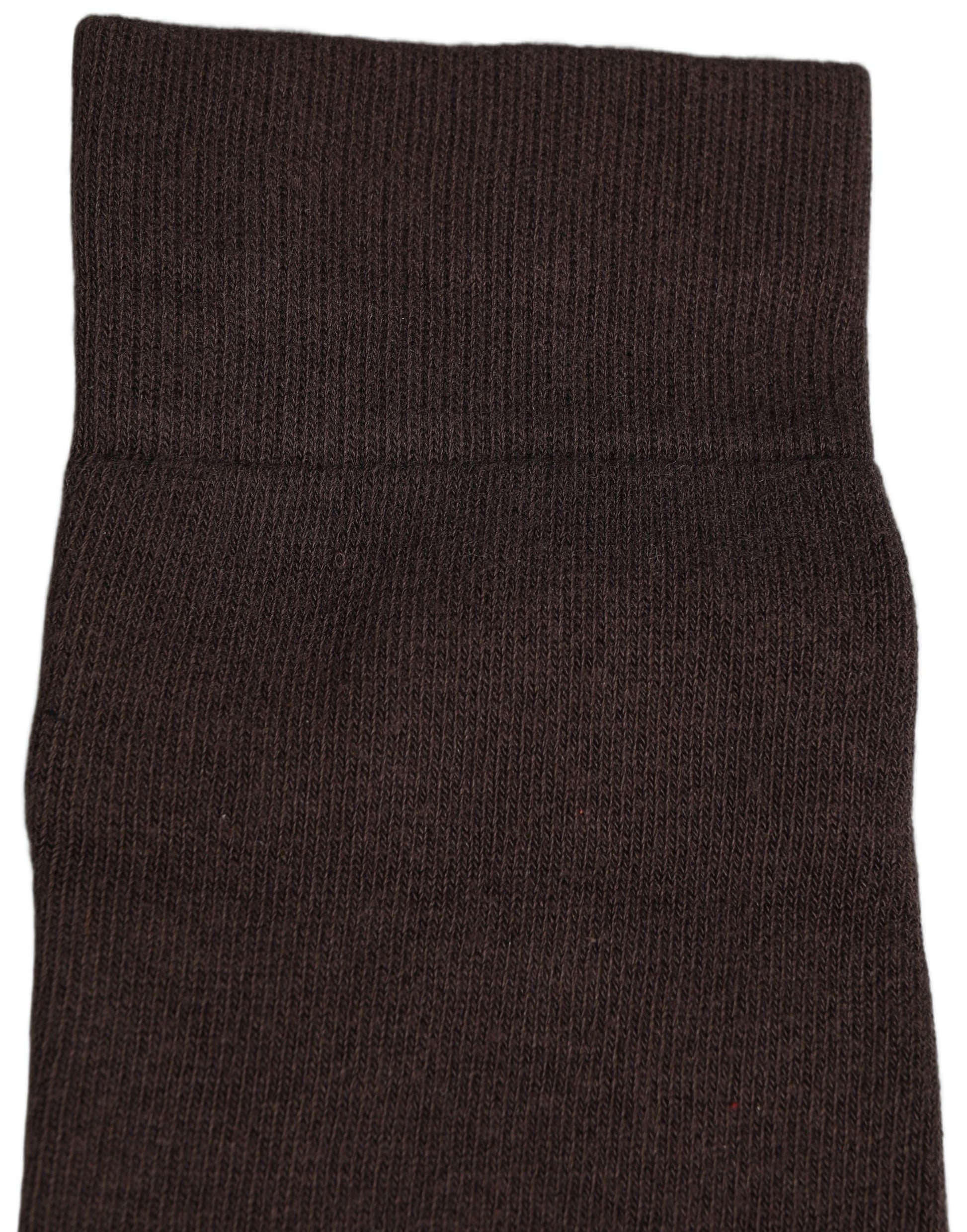 Dark Brown Cotton Over The Calf Accessory Socks
