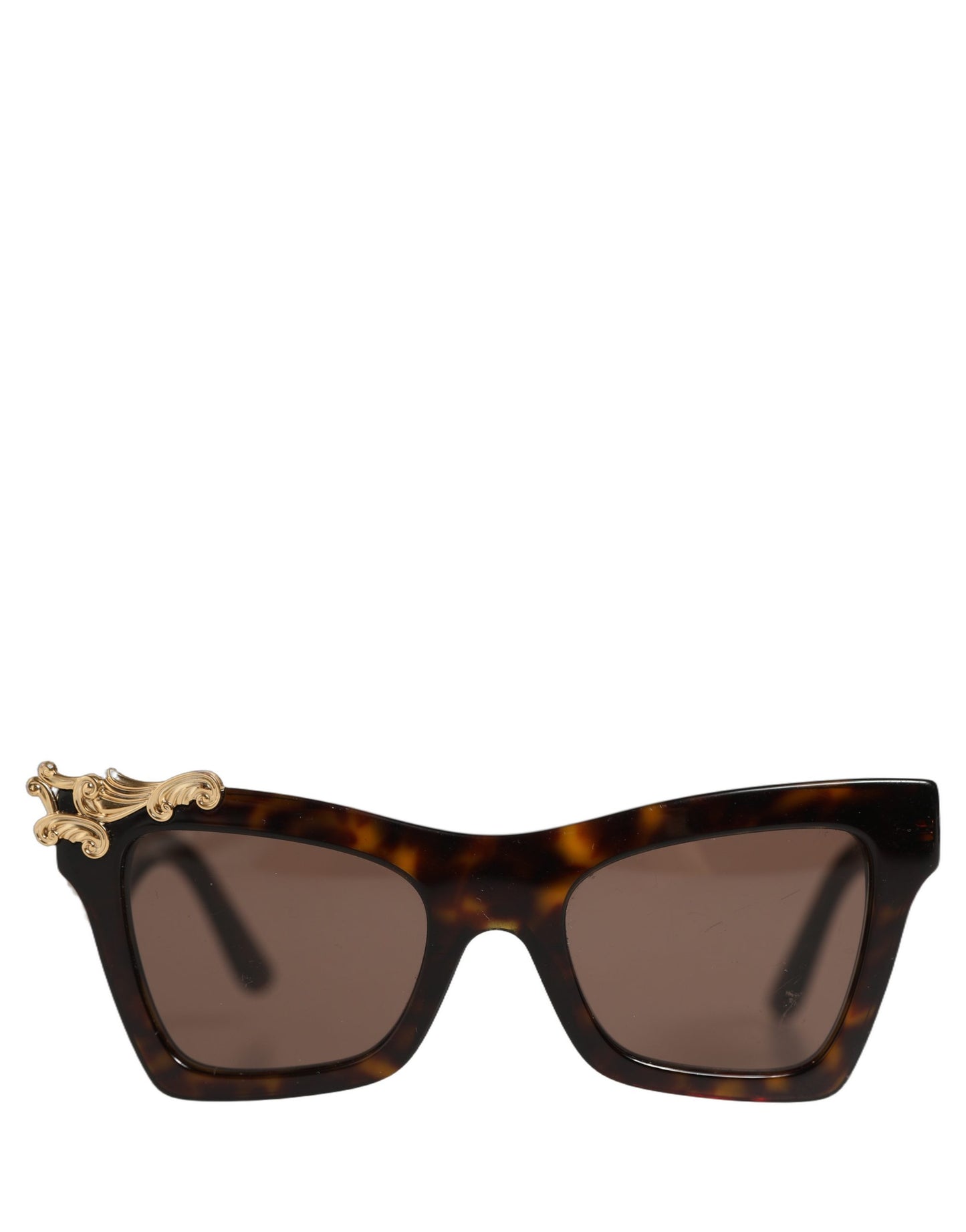 Brown DG4434 Accent Havana Acetate Frame Sunglasses