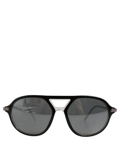 Black Acetate Frame DG4343F Bridge Detail Sunglasses