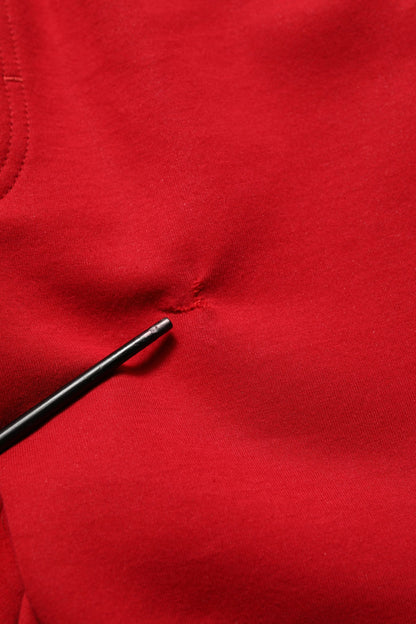 Red Cotton Drawstring Jogger Men Trouser Pants