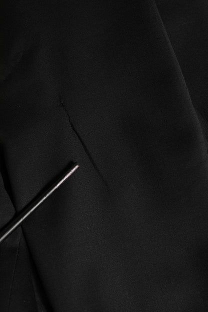 Black Wool Stretch Formal Dress Trouser
