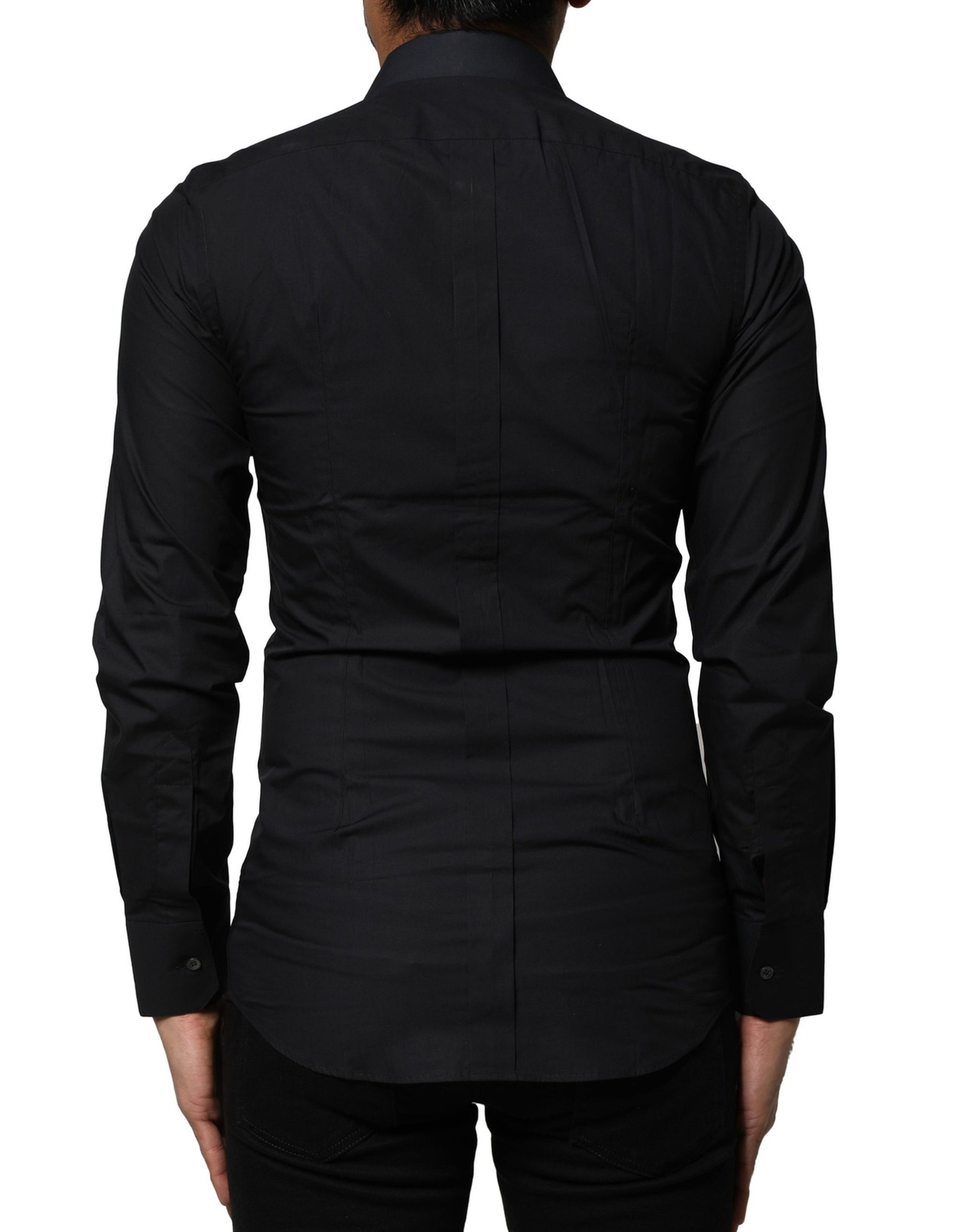 Black GOLD Long Sleeves Formal Dress Shirt