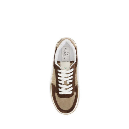 Brown Calf Leather Bos Taurus Athletic Sneakers