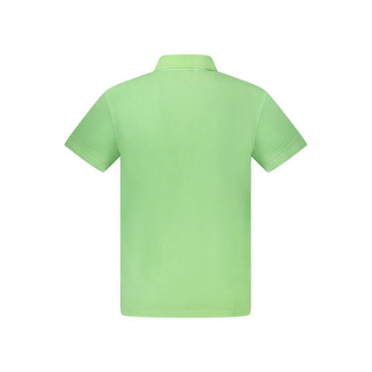 Green Cotton Men's Polo