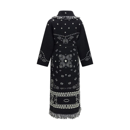 Black Wool Oves Aries Coat