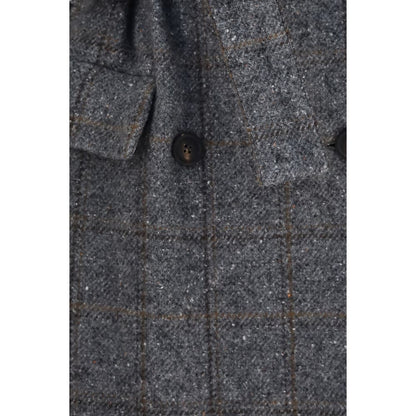 Gray Alpaca Vicugna Pacos Coat