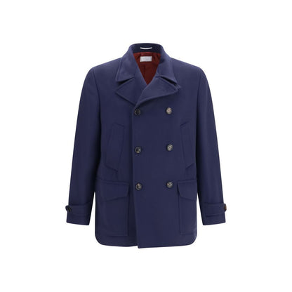 Blue Wool Oves Aries Coat