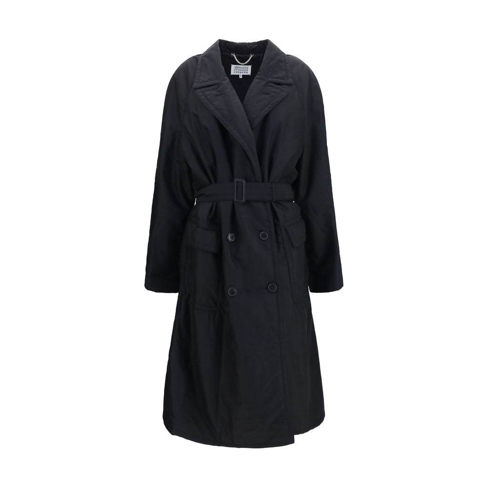 Black Wool Oves Aries Coat