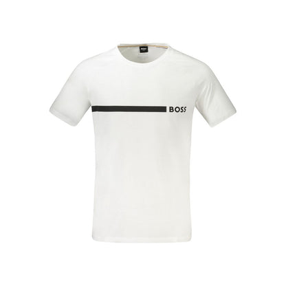 White Cotton Men's T-Shirt