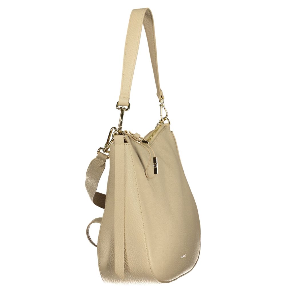 Beige Leather Women's Bag