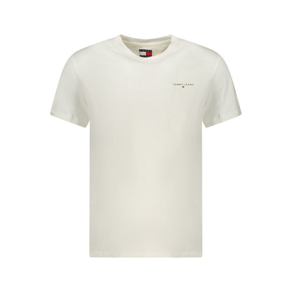White Cotton Men's T-Shirt