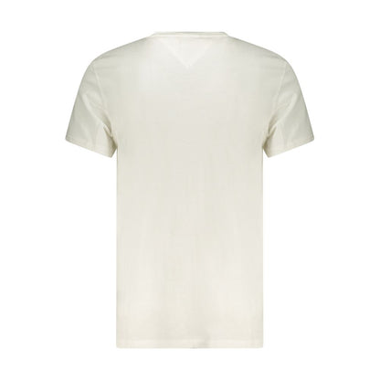 White Cotton Men's T-Shirt
