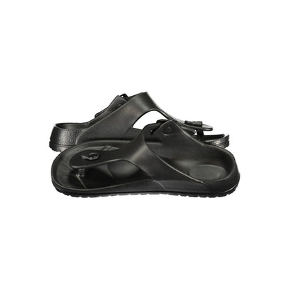 Black Plastic Men's Sandal