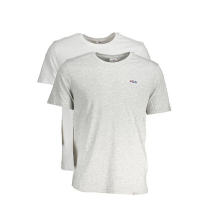 Grey Cotton Men's T-Shirt