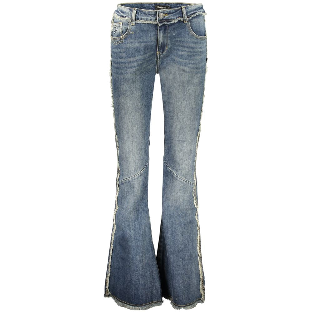 Blue Cotton Women's Jean