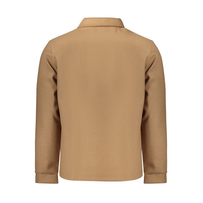 Brown Cotton Men's Shirt