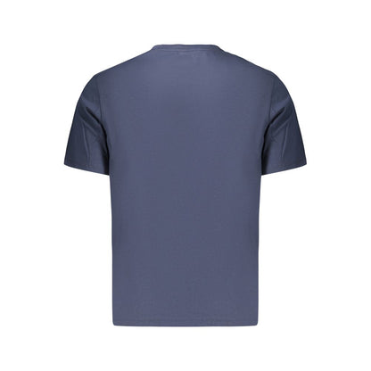 Blue Cotton Men's T-Shirt