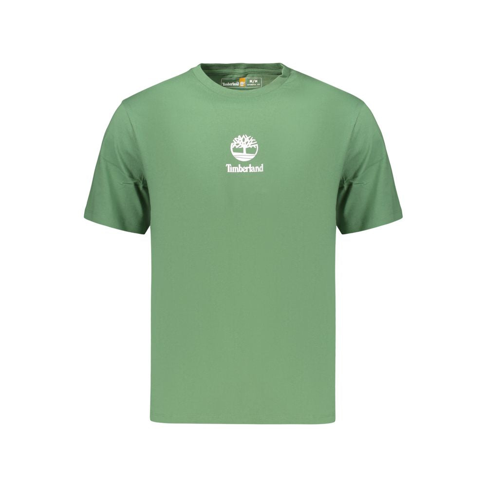 Green Cotton Men's T-Shirt
