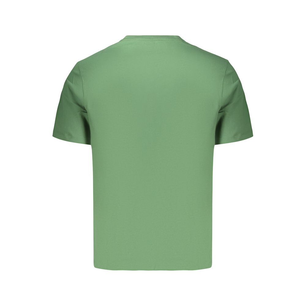 Green Cotton Men's T-Shirt