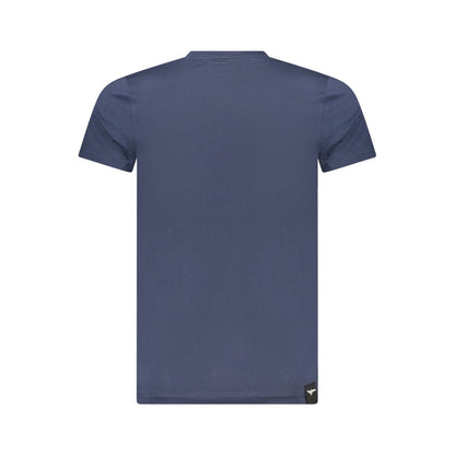 Blu Cotton Mens T-Shirt