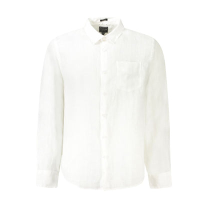 White Linen Mens Shirt