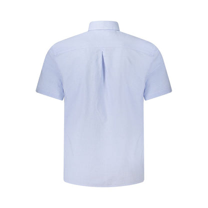 Light Blue Cotton Men's Shirt