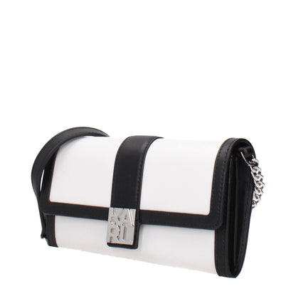 White Leather Clutch Bag
