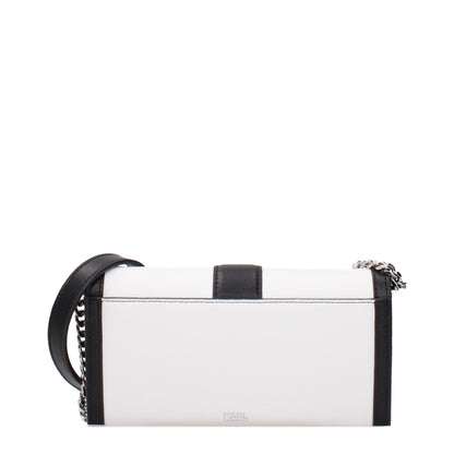 White Leather Clutch Bag