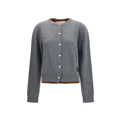 Gray Cashmere Cardigan