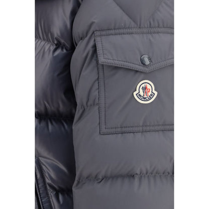 Gray Goose Down Full-Length Jacket
