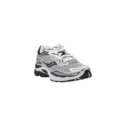 White Synthetic Athletic Sneakers