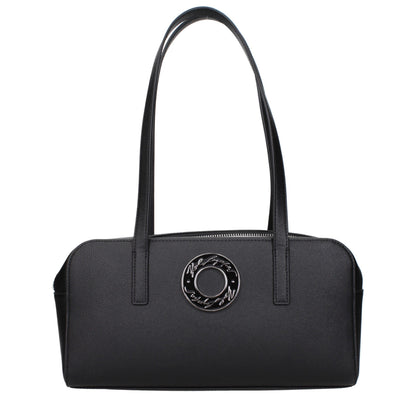 Black Leather Shoulder Bag