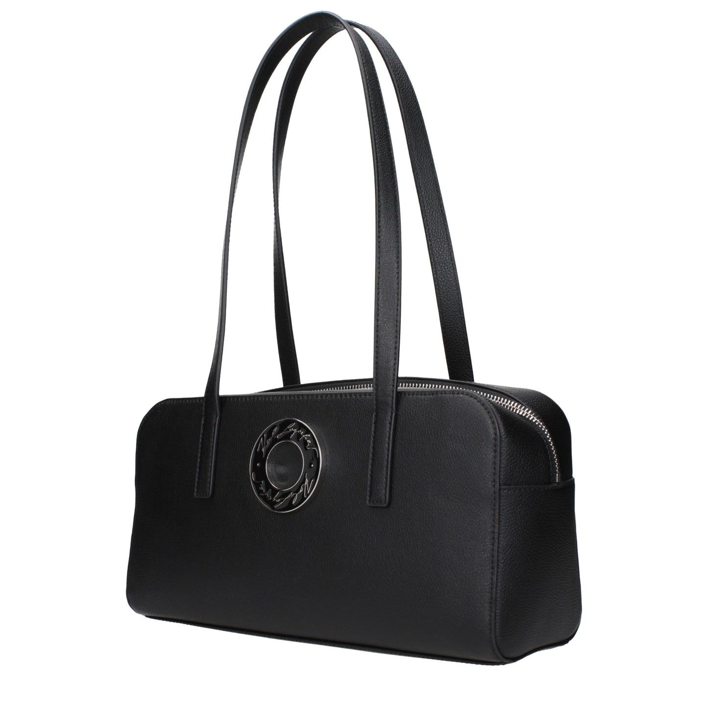Black Leather Shoulder Bag