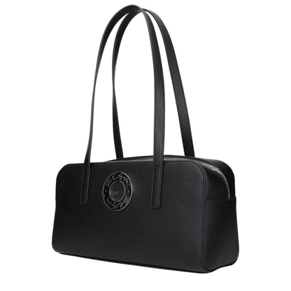 Black Leather Shoulder Bag