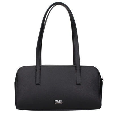 Black Leather Shoulder Bag