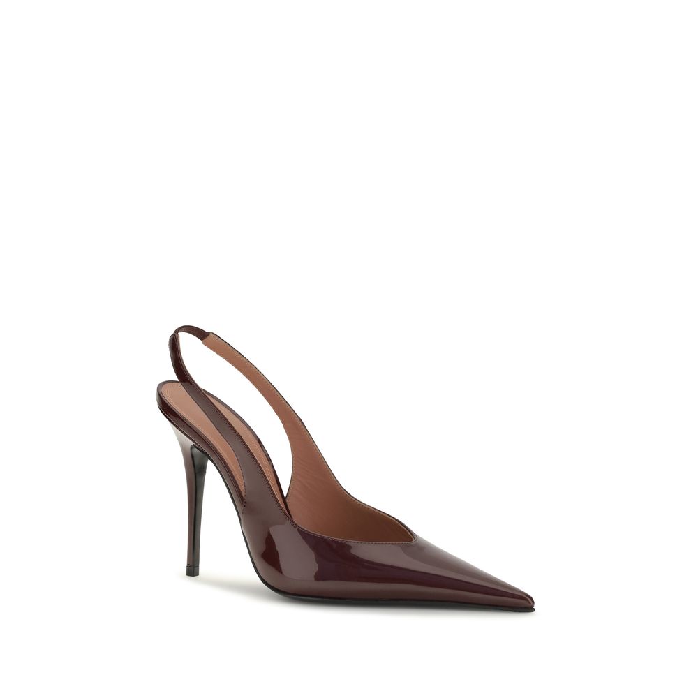 Bordeaux Calf Leather Bos Taurus High Heel Pumps