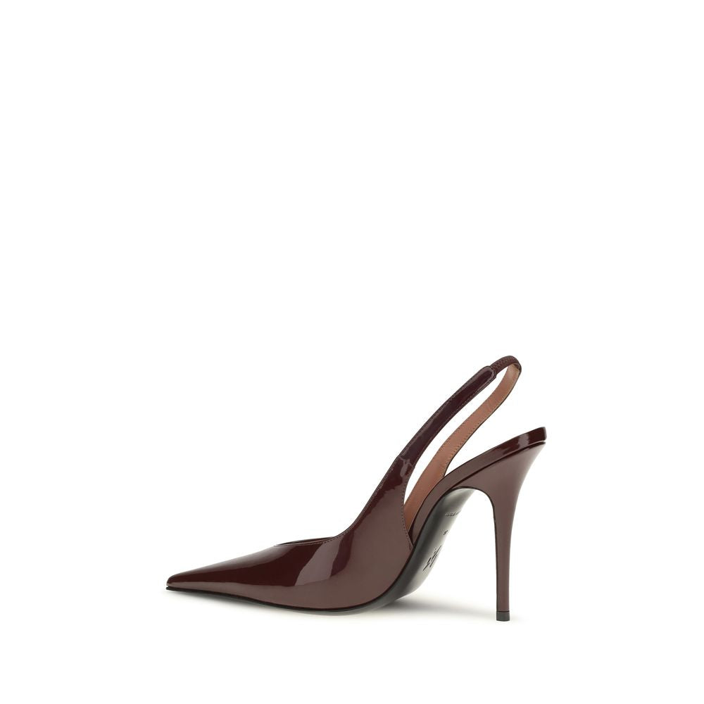 Bordeaux Calf Leather Bos Taurus High Heel Pumps