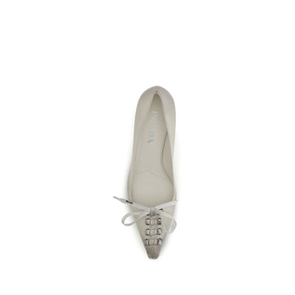 White Calf Leather Bos Taurus Lace-Up