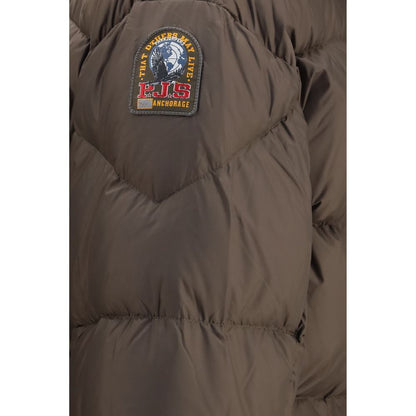 Brown Goose Down Full-Length Jacket
