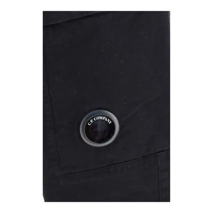 Black Cotton Cargo Pants