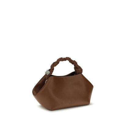 Brown Recycled Leather Shoulder Bag