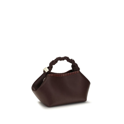 Brown Recycled Leather Shoulder Bag
