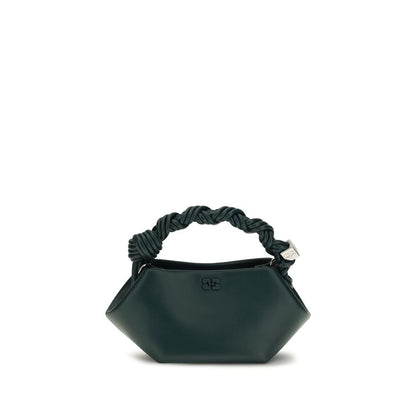 Bicolor Recycled Leather Shoulder Bag