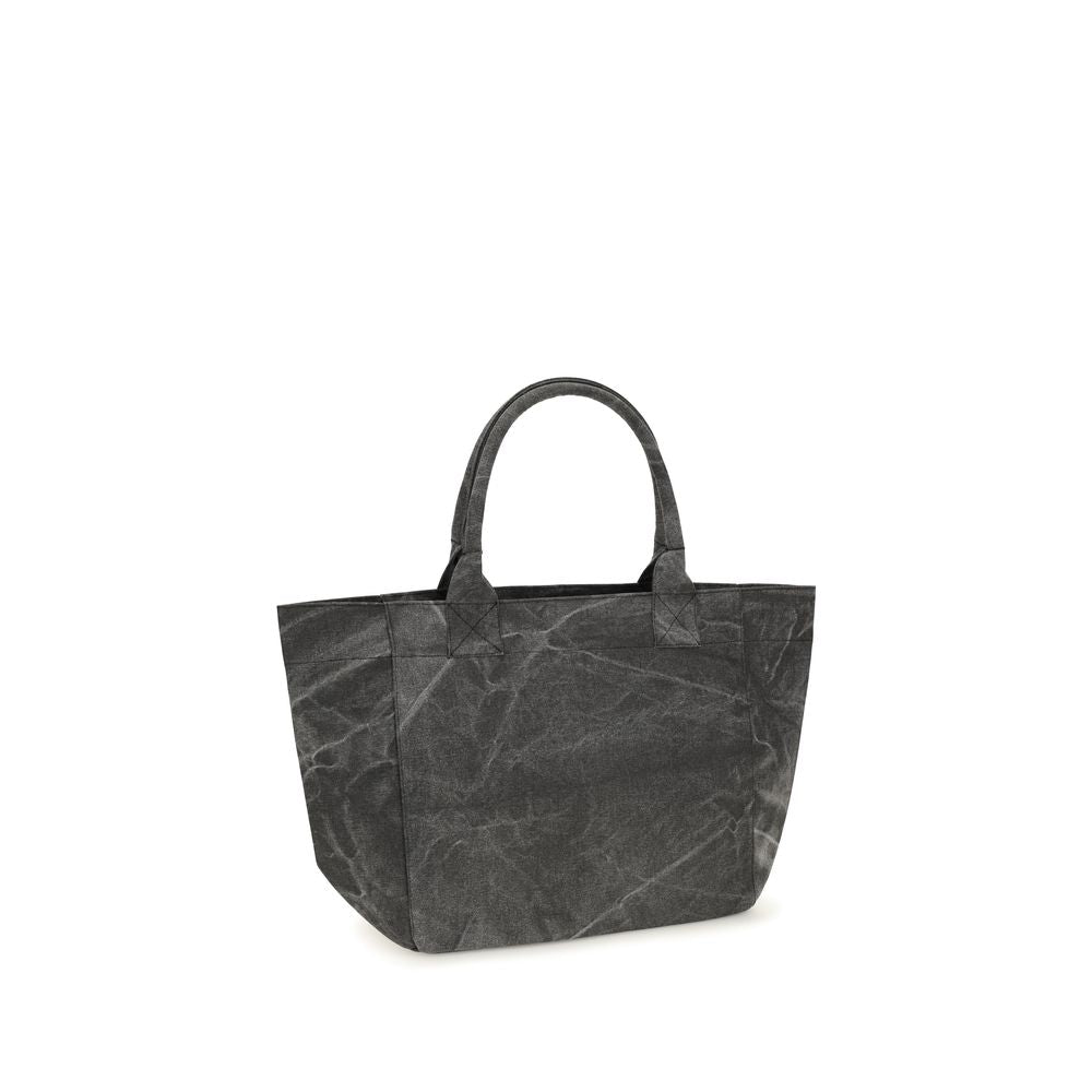 Gray Recycled Cotton Shoulder Bag