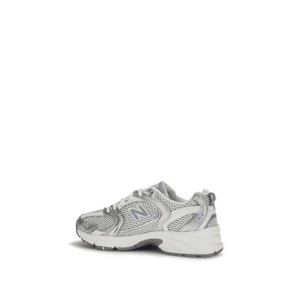 White Polyamide Athletic Sneakers