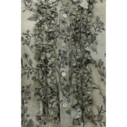 Bicolor Viscose Blouse